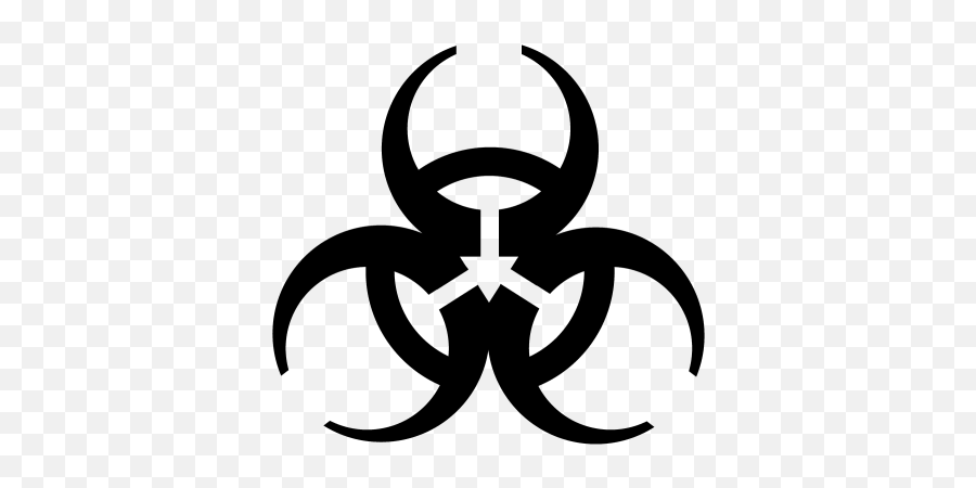 Download Free Png Ios - Biohazard Symbol Black And White Emoji,Biohazard Emoji