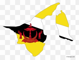 Flag Map Of Brunei In 2020 - Png Emoji