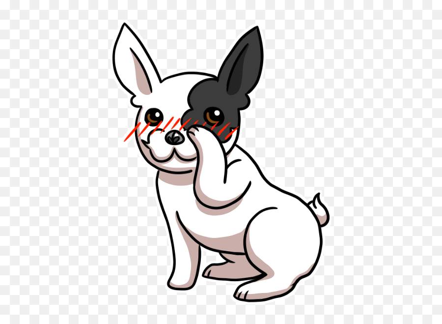 Mister Pugsley Messages Sticker - 11 Companion Dog Clipart Cartoon Emoji,Boxer Dog Emoji