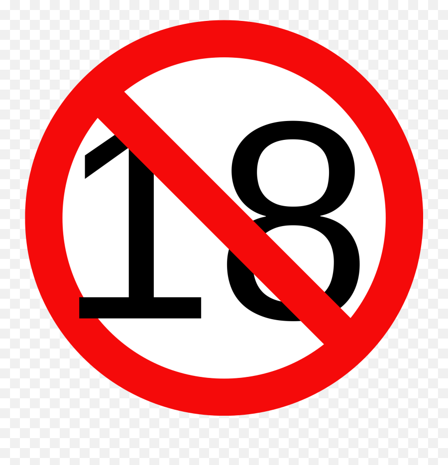 No Under 18 Logo Png - Ostend Emoji,Not 18 Emoji