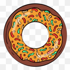 Doughnut Transparent Cartoon Picture - Circle Emoji,Doughnut Emoji