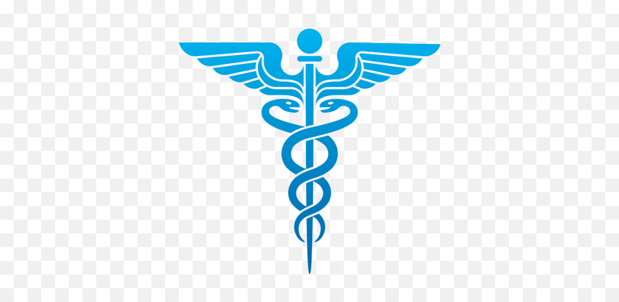 Clipart Medical Logo Snake - Medical Logo Snake Blue Emoji,Rod Of Asclepius Emoji