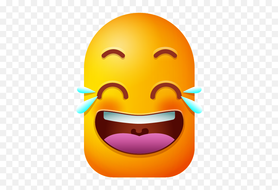 Tall Smiley By Anping Li - Smiley Emoji,Tall Emoji