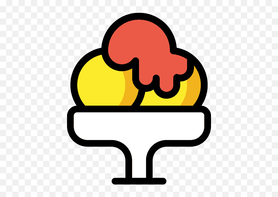 Shaved Ice Emoji Clipart - Ice Cream,Ice Emoji