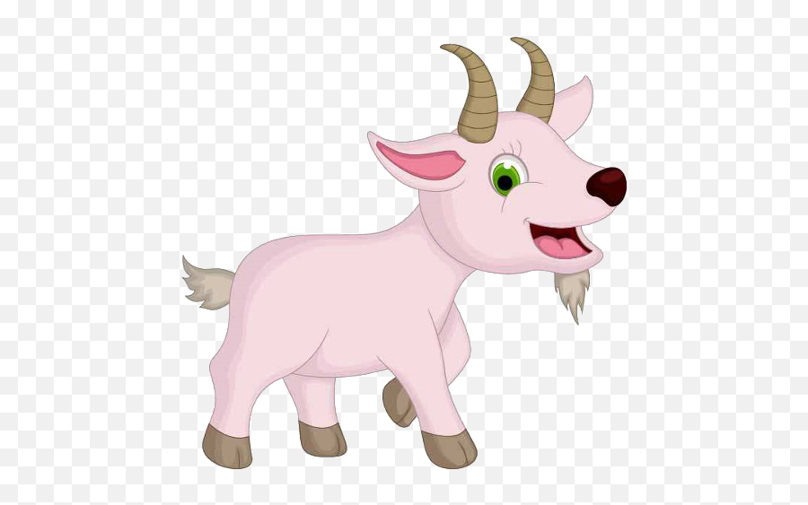Baby Goats Sheep Drawing Clip Art - Yellow Belldog Png Goat Pink Clipart Emoji,Goat Emoji Png