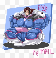 D Va Muscle Hentai - Overwatch D Va Muscle Emoji,Dva Emoji