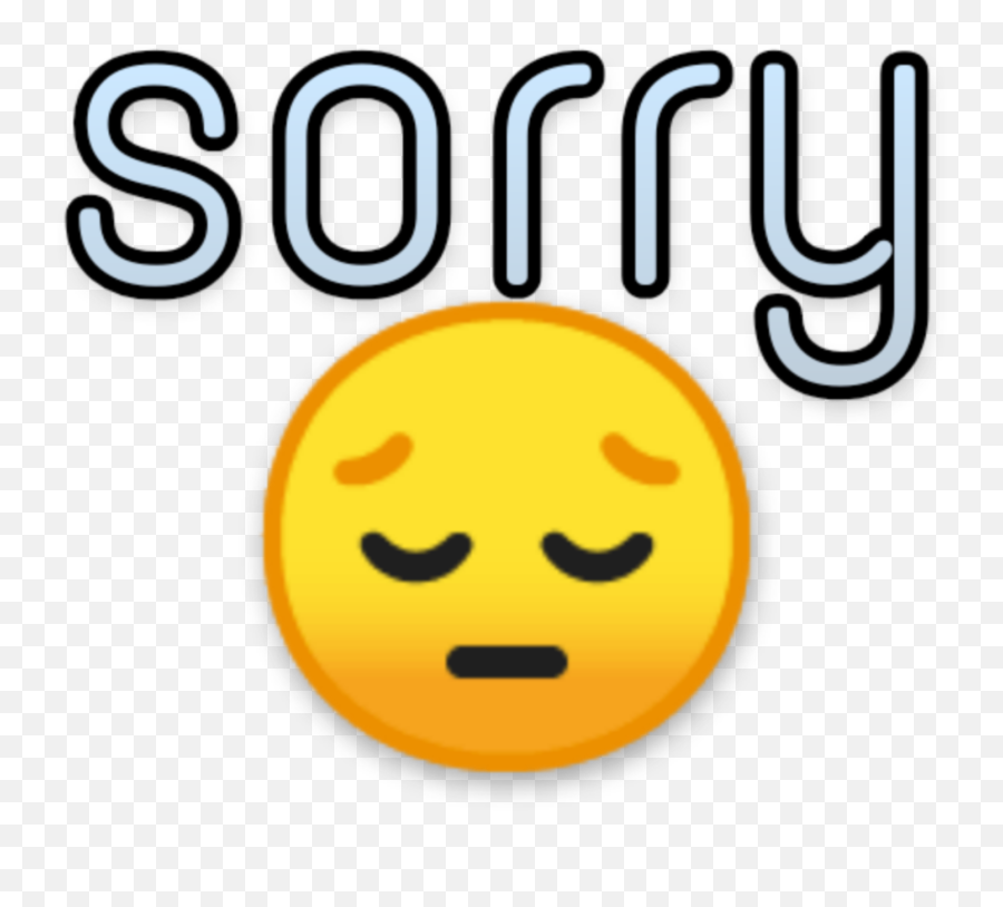 Sorry Sadness - Smiley Emoji,Sorry Emoticon - free transparent emoji -  