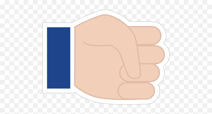 Hands Fist Lh Emoji Sticker - Clip Art,Emoji Hands