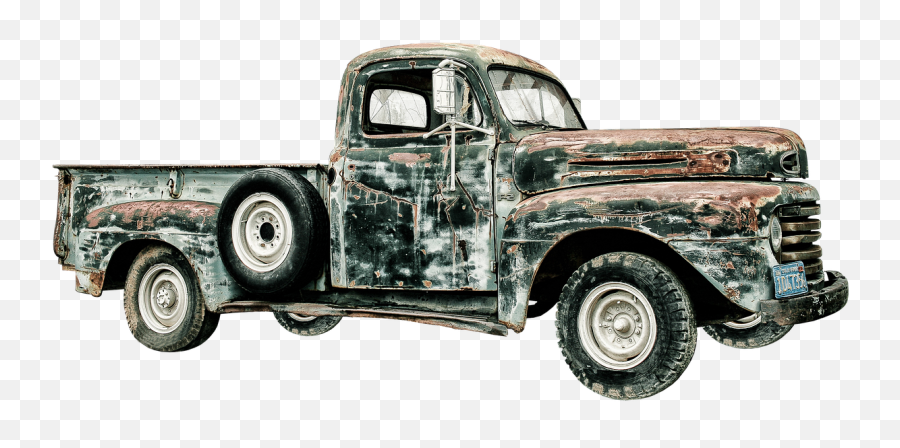 Pickup Truck Scrap Oldtimer Usa Emoji,Pickup Truck Emoji