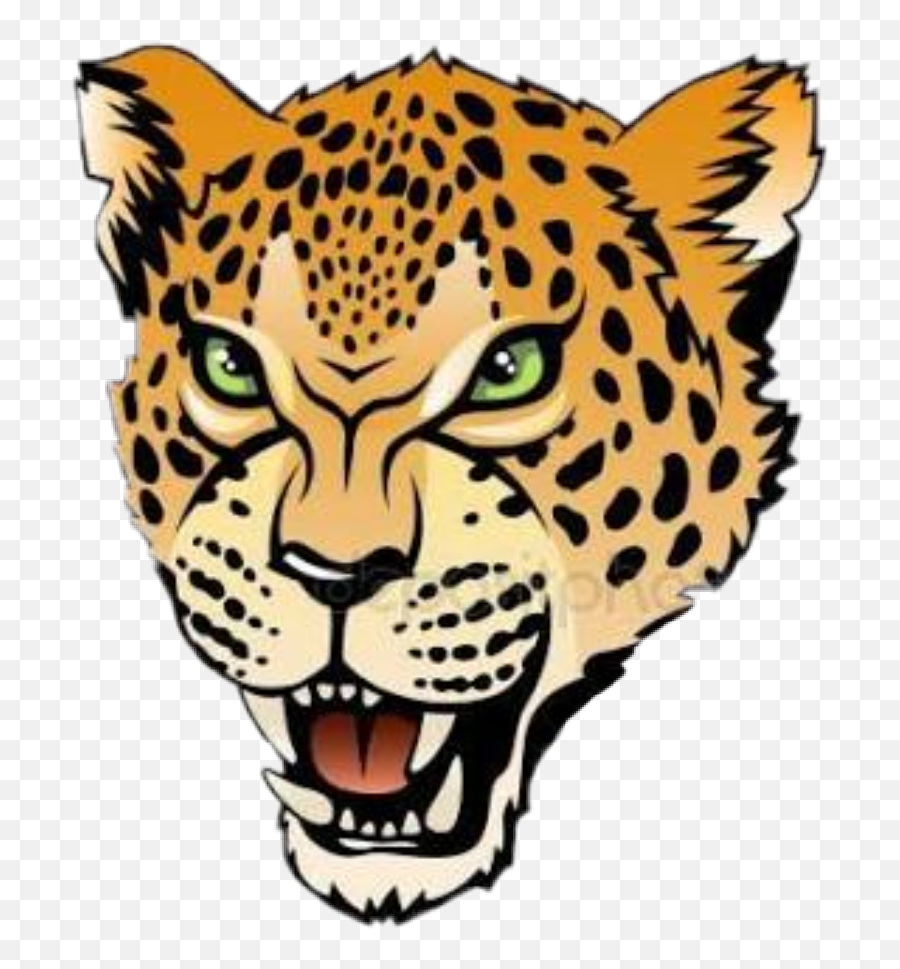 Jaguar - Leopard Face Clipart Png Emoji,Jaguar Emoji