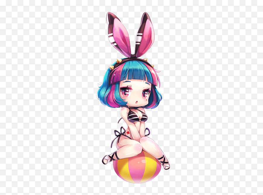 Pin - Maplestory 2 Bunny Girl Emoji,Maplestory Emoji