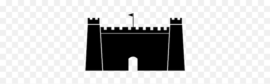 Castle Siluett - Castle Inkscape Emoji,Castle Emoji