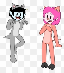 Marceline In A Wolf Costume As A Big Bad Wolf And Princ - Cartoon Emoji,Huff Emoji