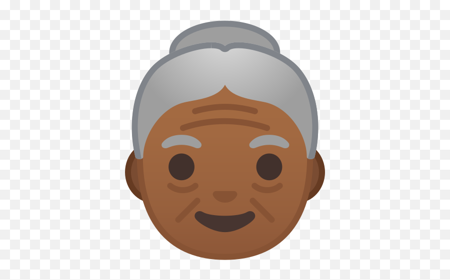 Medium - Old Woman Emoji,Old Lady Emoji