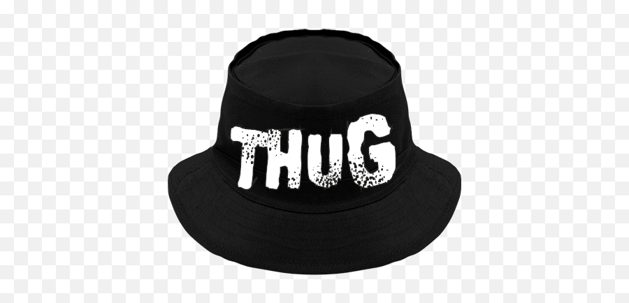 Thug Bucket Hat Transparent Png - Baseball Cap Emoji,White Emoji Bucket Hat