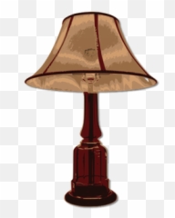 Brown Table Lamp - Transparent Png Emoji