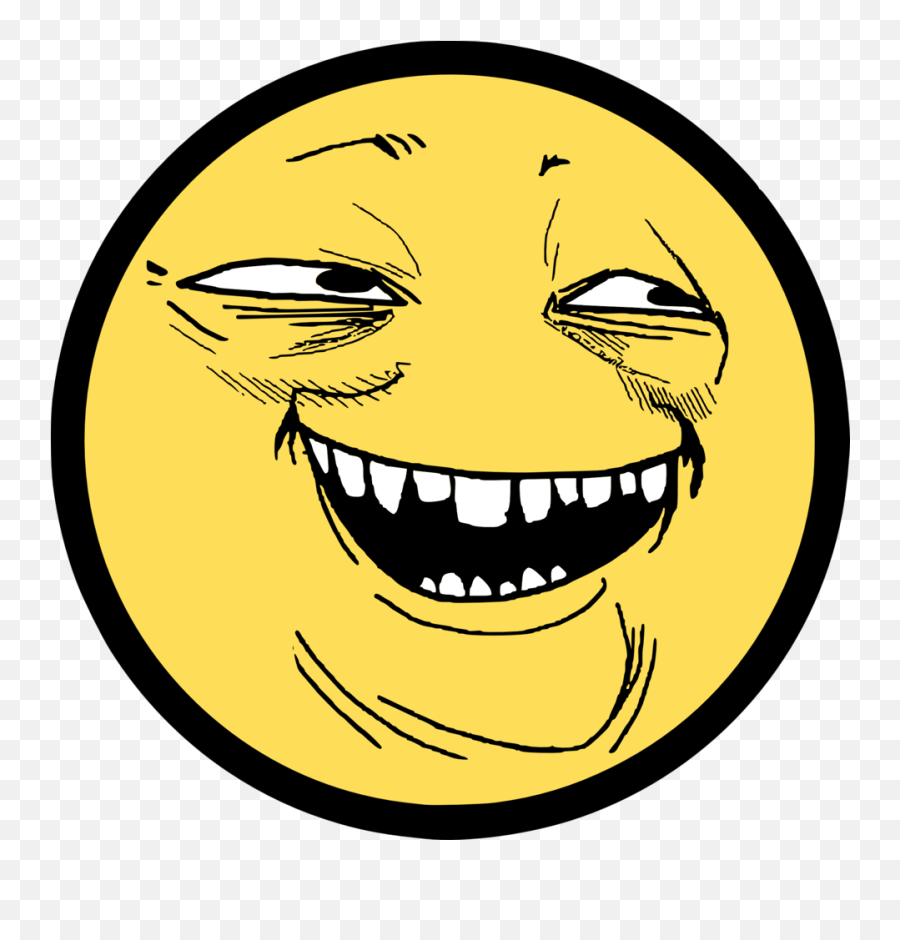 Public Domain Clip Art Image - Troll Smile Face Emoji,/ Emoticon