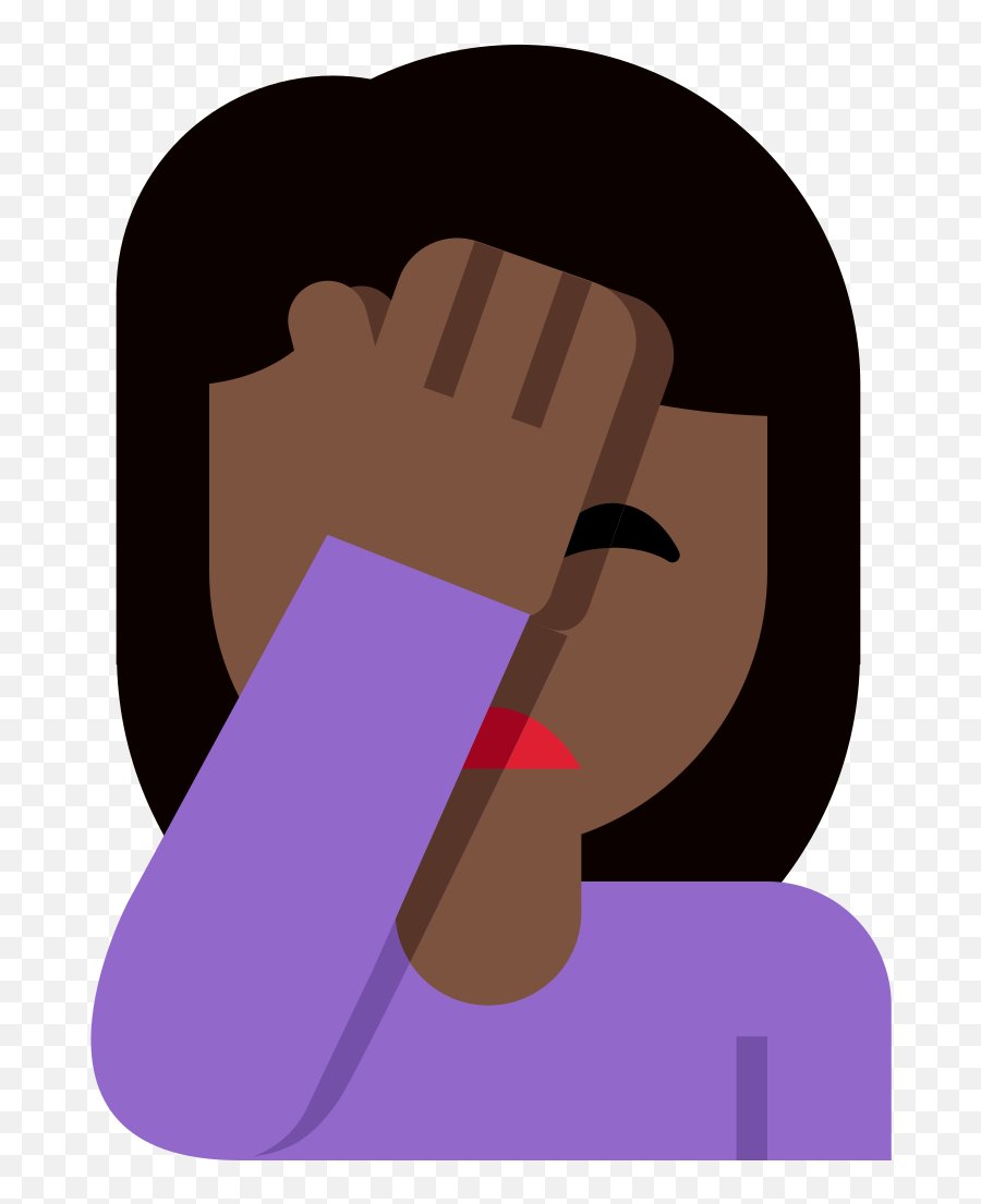 Twemoji2 1f926 - Brown Skin Face Palm Emoji,Praying Hands Emoji Png