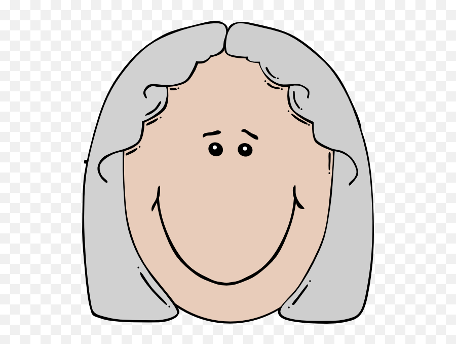 Woman Vector Png - Clipart Grandmother Face Emoji,Old Lady Emoji