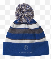 Striped Beanie With Pom Striped Beanies Pom Beanie Beanie - Beanie Emoji,Rebel Flag Emoji