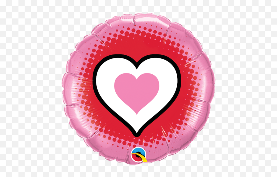 10cm Love Heart To Heart Foil Balloon 4038813af - Each Anefp Logo Emoji,Heart Emoji Balloons