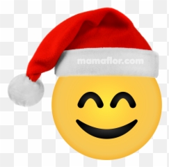 Decora Árbol De Navidad Con Emojis Navideños Para Imprimir - Emoji Smile Christmas Png,Emoji Enamorado
