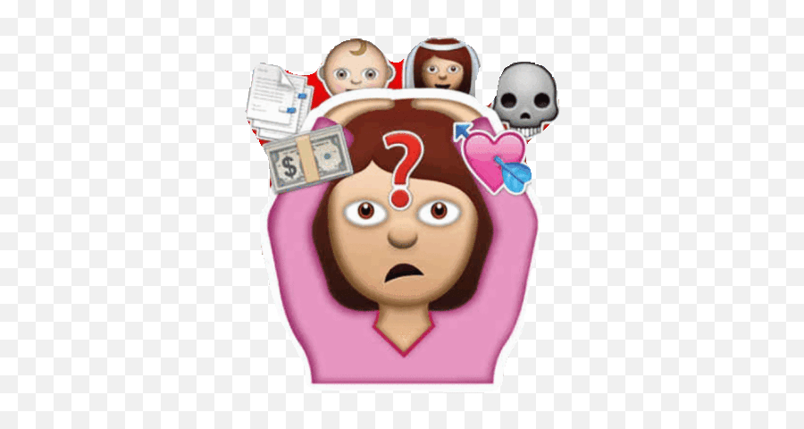 Stress Transparent Emoji - Existential Crisis Emoji,Stressed Emoji Png