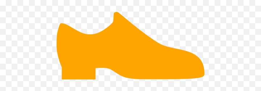 Orange Shoe Man Icon - Shoe Icon Red Png Emoji,Shoe Emoticon