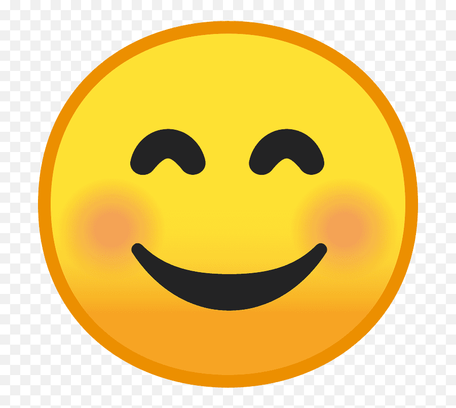 Smiling Face With Smiling Eyes Emoji - Meaning,Emoticon Big Eyes