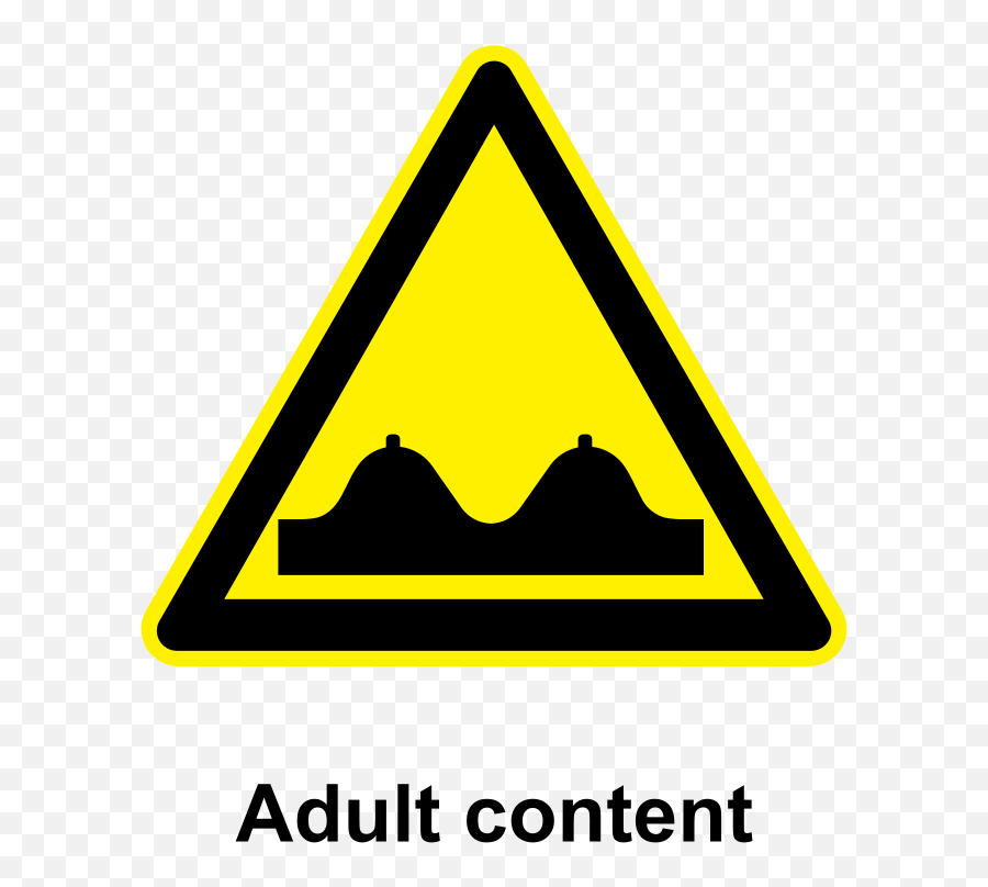 Download Free Png Adult Content Warning Sign - Sign Emoji,Warning Sign Emoji