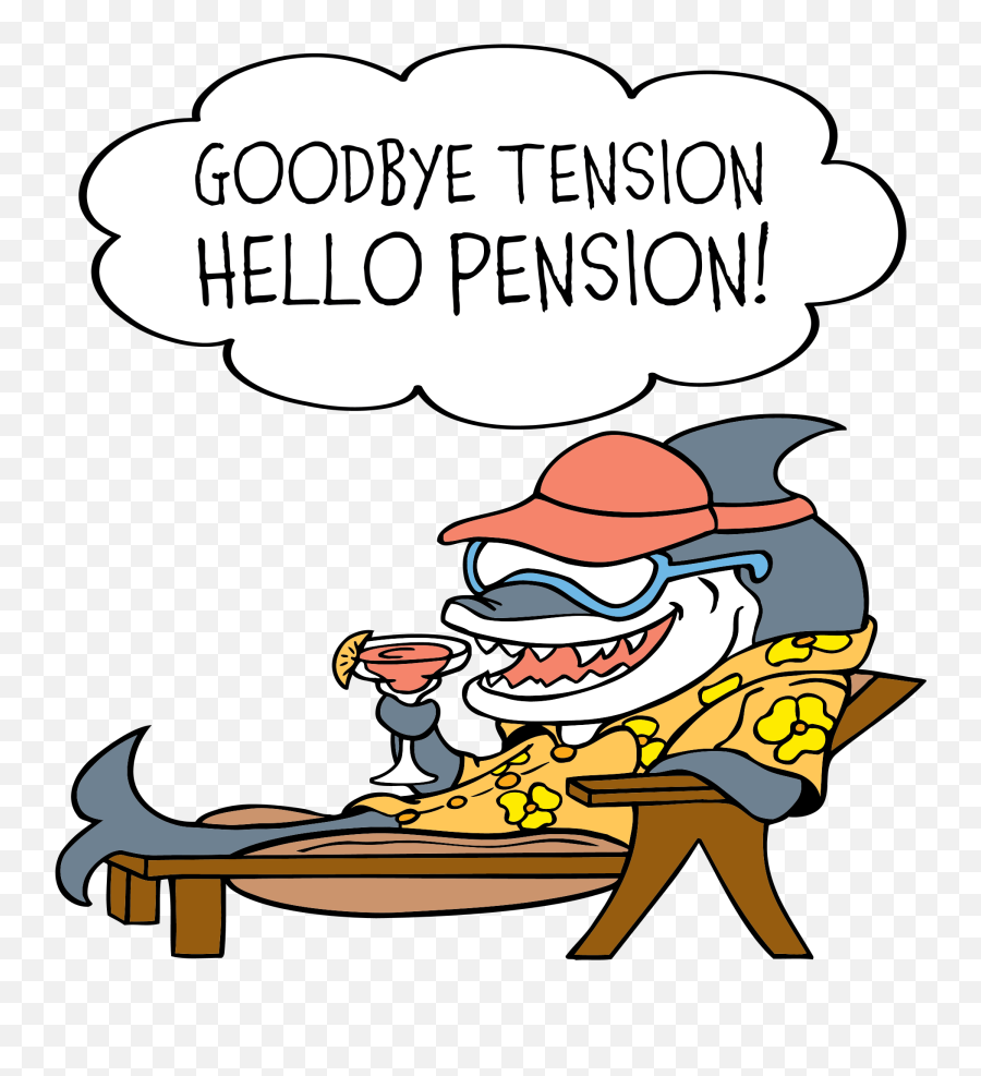Relax Clipart Woman Retirement - Goodbye Tension Hello Retirement Clip Art Funny Emoji,Relaxed Emoji