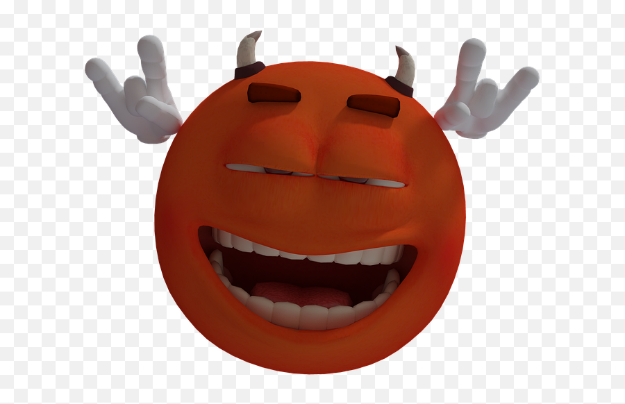 Smiley Devil Horns - Happy Emoji,Devil Emoticon
