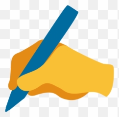 Writing Hand Emoji - De Mano Escribiendo