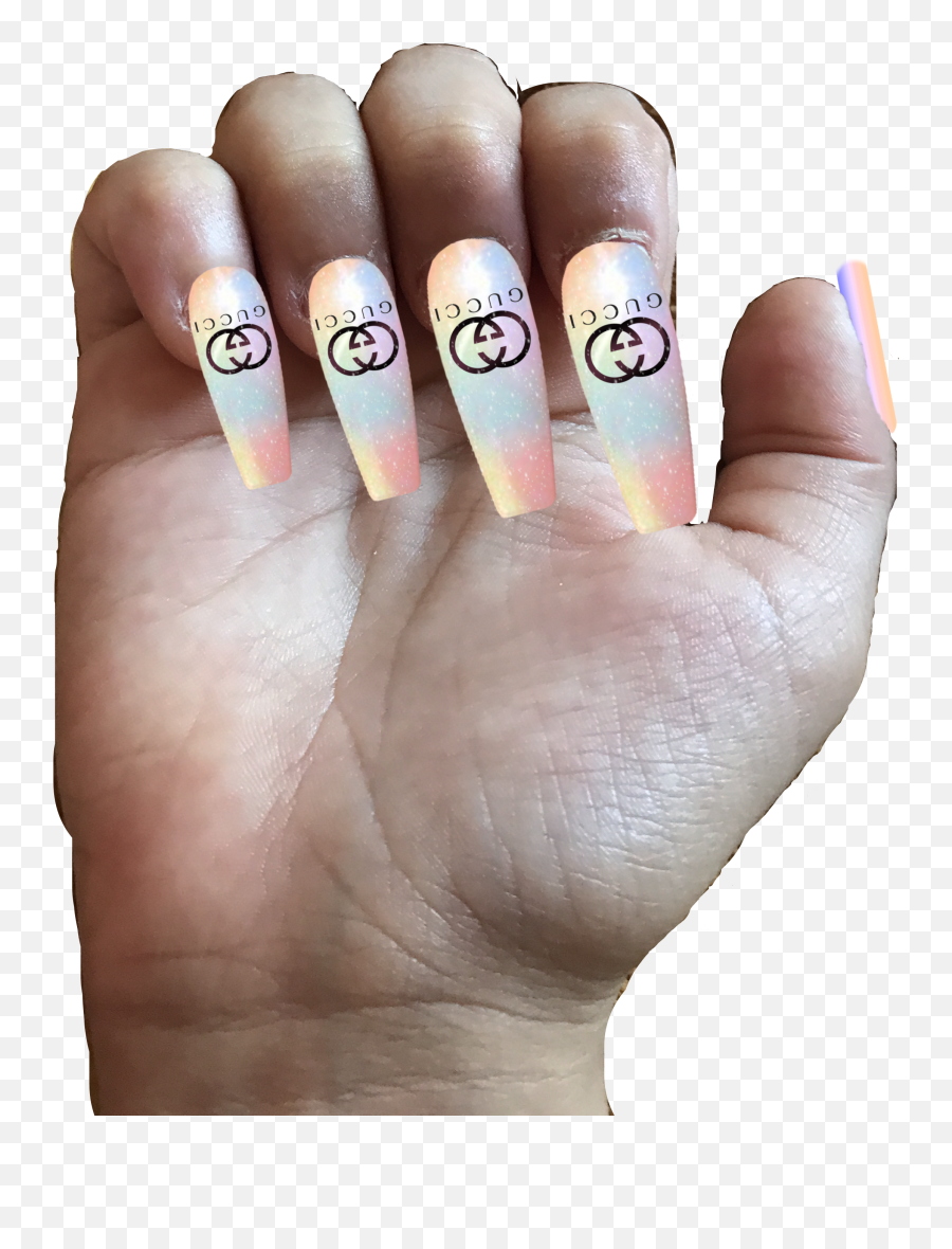 Nail Nails Ugly Sticker - Gel Nails Emoji,Nail Care Emoji