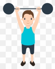 Weight Lifter Emoji For Facebook Email Sms - Man Exercising Emoji,Arm Emoji