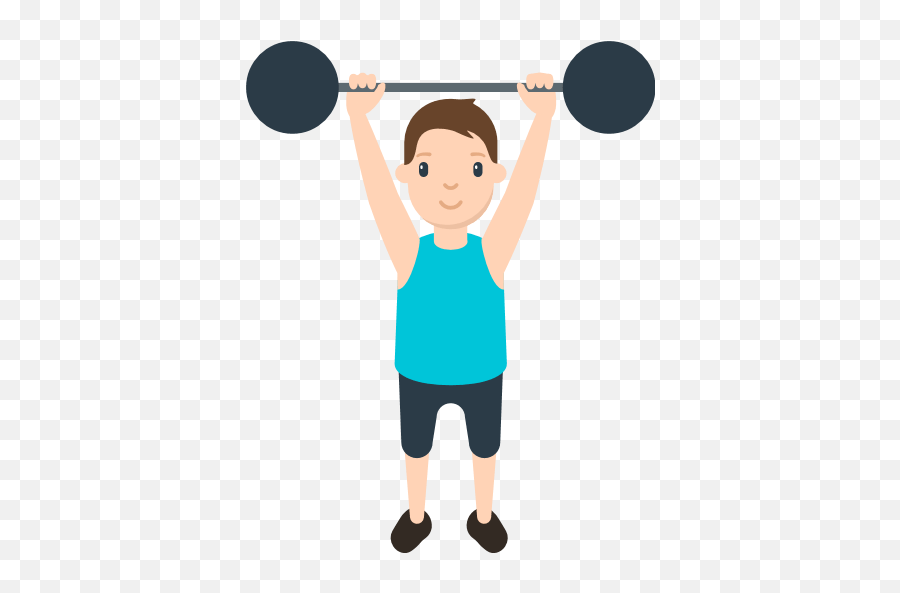 Weight Lifter Emoji For Facebook Email Sms - Man Exercising Emoji,Arm Emoji