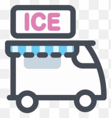 Download Emoji Pop Ice Cream In A Cone Sun Behind Set Of - Icon,Ice Cream Sun Emoji