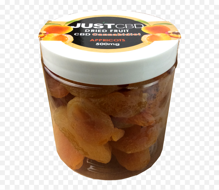 Just Cbd 500mg Dried Fruit - Pudding Emoji,Apricot Emoji
