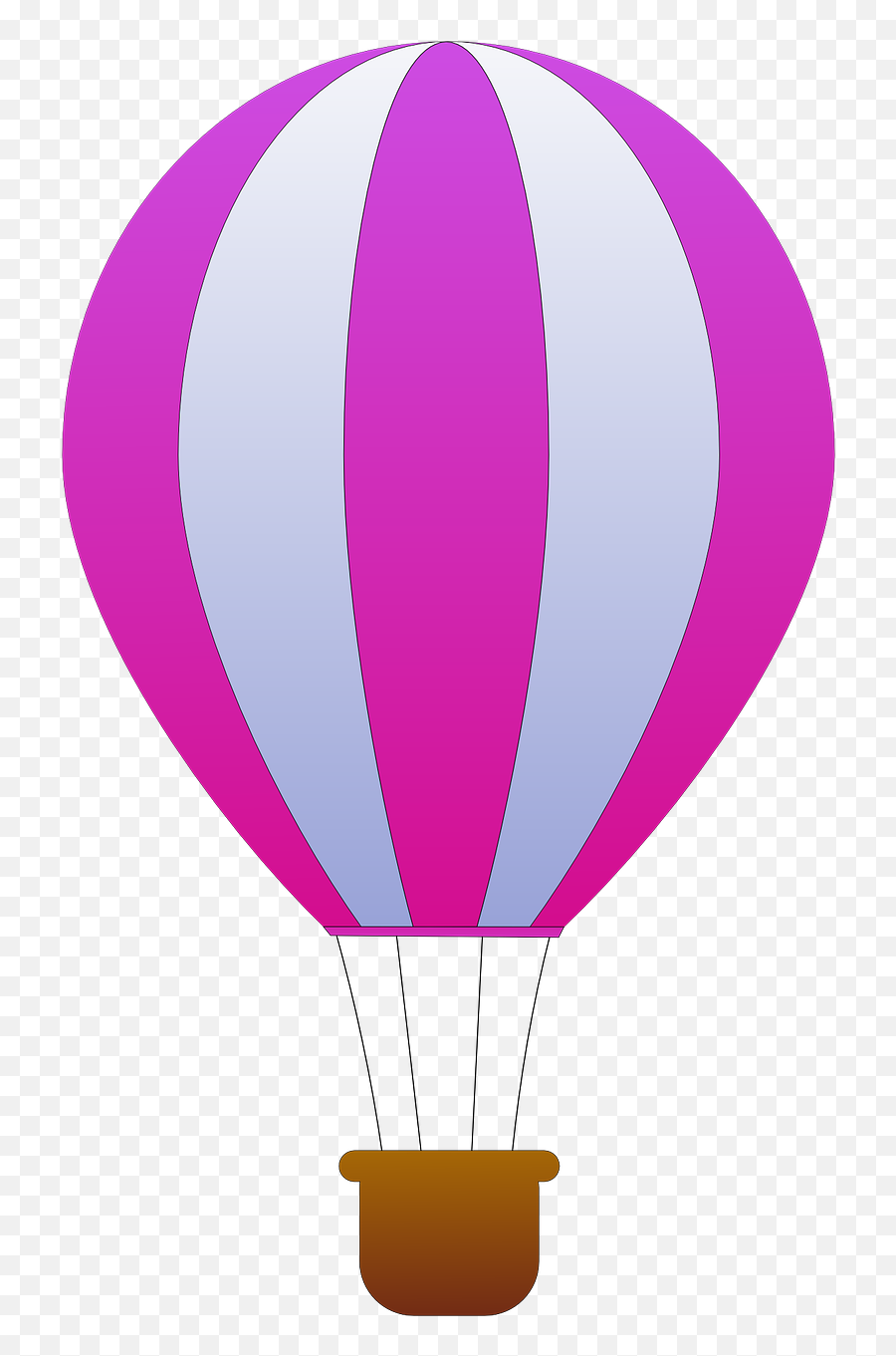 Fly Hot Air Balloon Flight Striped - Hot Air Balloon Animated Emoji,Birthday Balloon Emoji