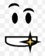 Golden Shiny Teeth - Golden Shiny Teeth Roblox Emoji,Huff Emoji