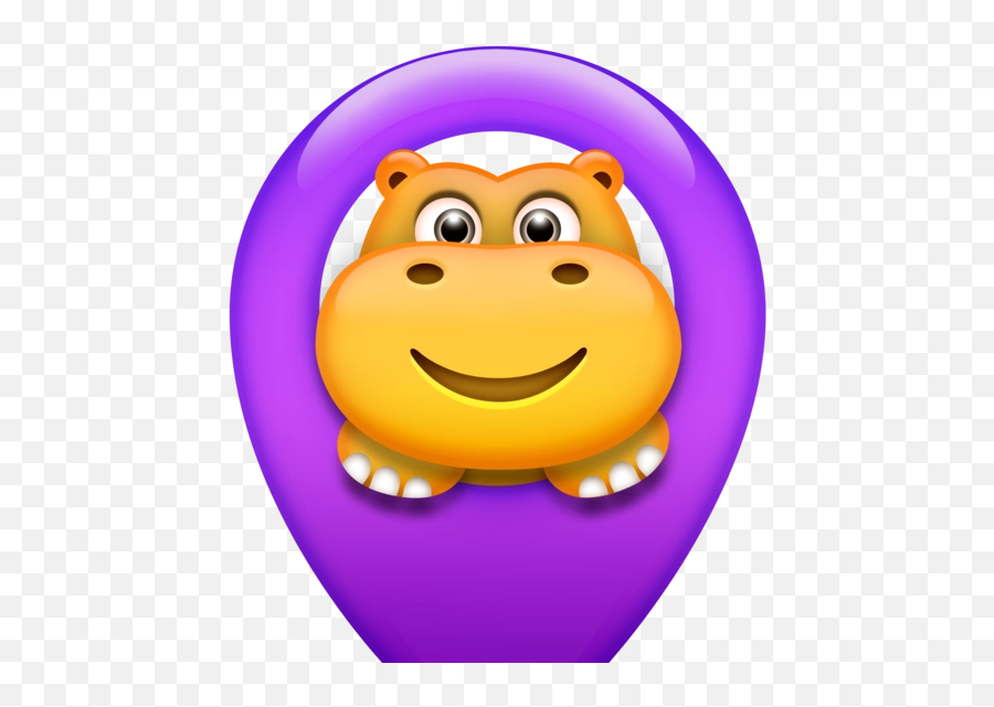 My Hippo Space Map Pin - Smiley Emoji,Space Emoticon