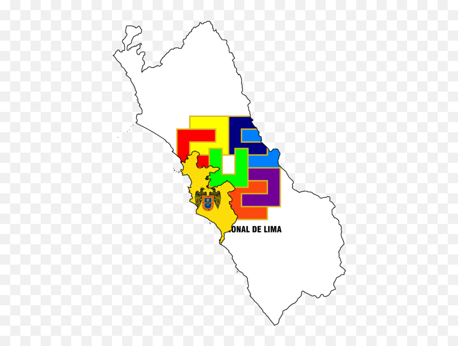 Flag Map Of Lima Department - Gobierno Regional De Lima Emoji,Peru Flag Emoji