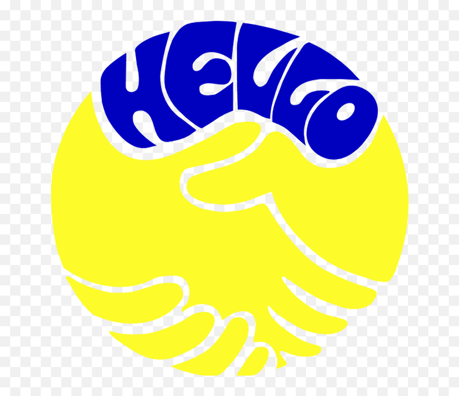 Hello Clipart Emoticon Hello Emoticon - Clip Art Emoji,Rock On Text Emoticon