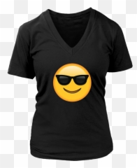 Sunglasses Smile Face Emoji Shirt