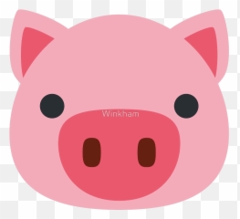 Pig Face Emoji By Winkham Redbubble - Png