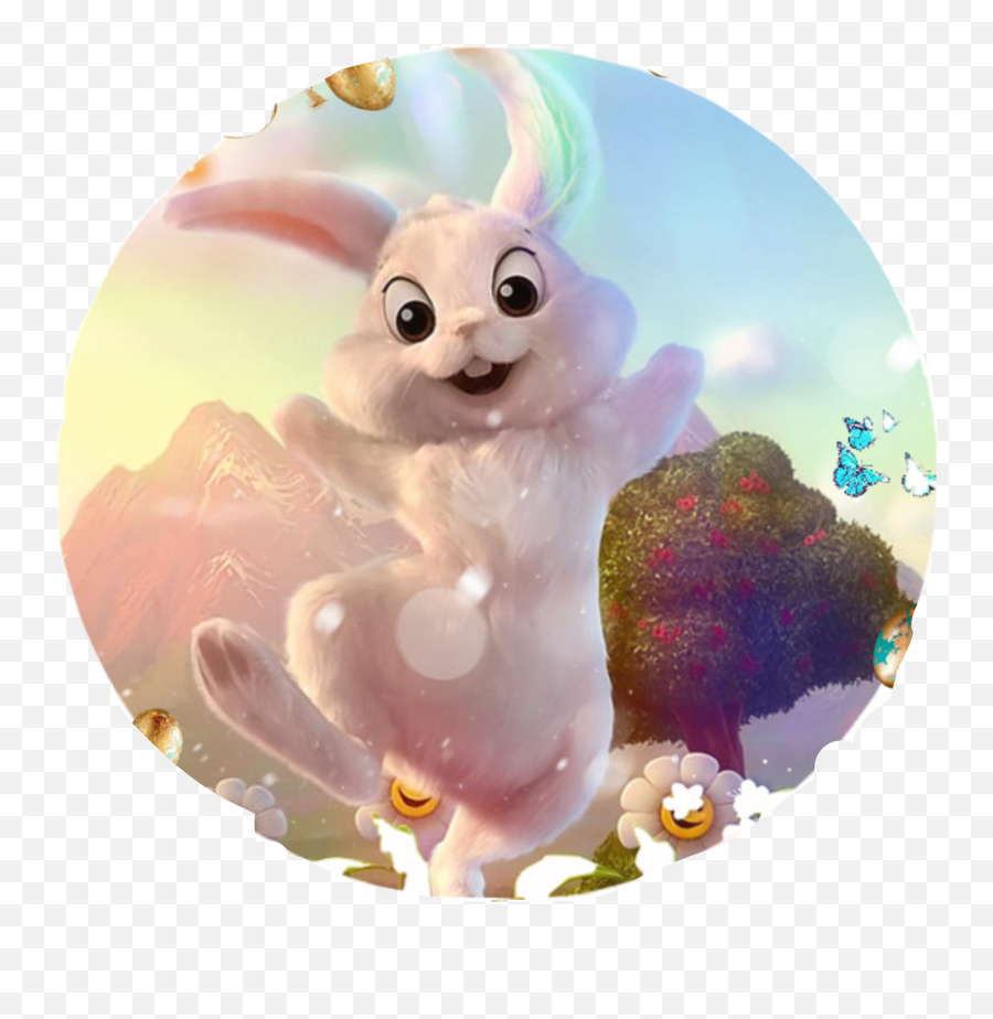 Easter Spring April Easterbunny Bunny Bunnies Cute Hop - Cute Cartoon Wallpaper Hd Emoji,Easter Bunny Emoji