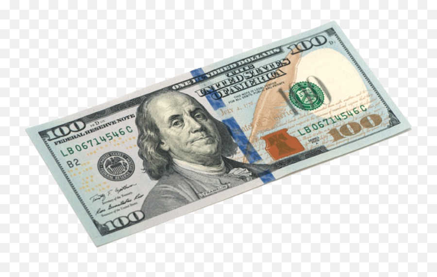 100 Dollar Bill Onehundred Bills Png - Hundred Dollar Bill Png Emoji,Dollar Bill Emoji
