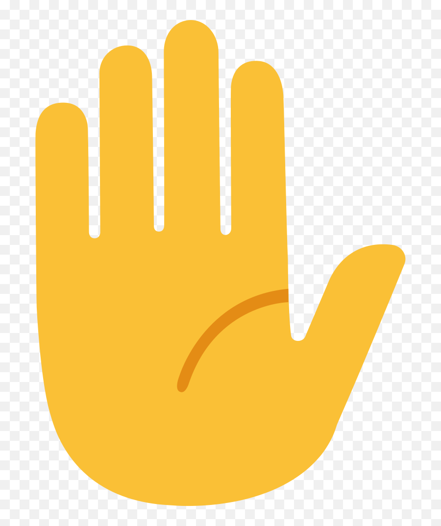 Emoji U270b - Hand Emoji Png,Gib Emoji