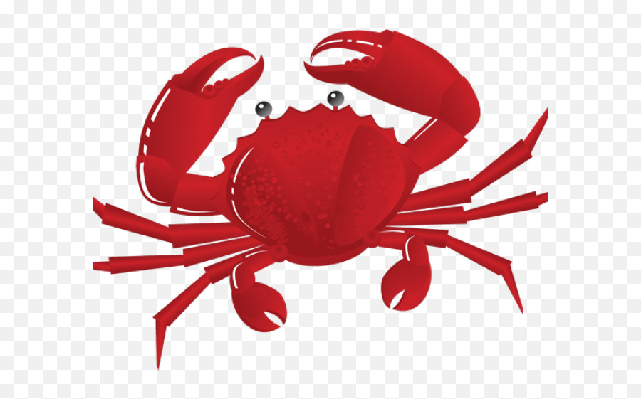 Seafood Clipart Crab Walk - Vector Seafood Free Download Transparent Background Crab Transparent Emoji,Walk On The Beach Emoji