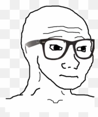 Wojak Feels Guy Stickers For Telegram - Bottomless Pit Troll Face Emoji